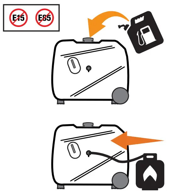 CHAMPION 200994 4650W Dual Fuel Inverter Generator - Propane 6