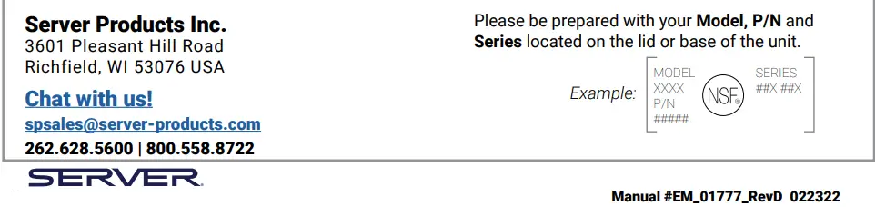 SERVER EZT EZ-Topper 48 oz. 2-Pouch Twin Topping Warmer Instruction Manual - Need Help