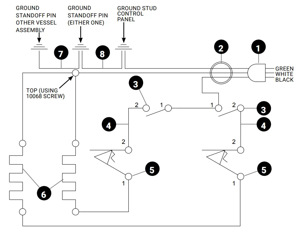 SERVER EZT EZ-Topper 48 oz. 2-Pouch Twin Topping Warmer Instruction Manual - WIRING
