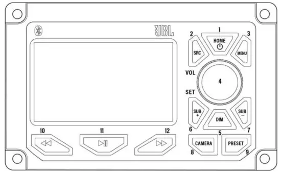 JBL 2415723 Head Unit - figure 3
