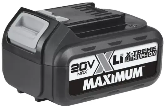 Maximum 20v Max Rechargeable Battery Instruction Manual
