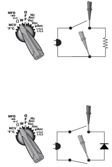 Fieldpiece SC480 Job Link System Power Clamp Meter - Diode Test