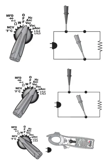 Fieldpiece SC480 Job Link System Power Clamp Meter - Measurement Dial