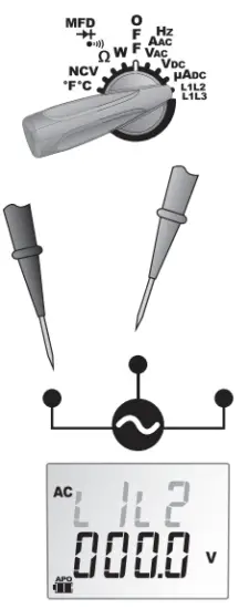 Fieldpiece SC480 Job Link System Power Clamp Meter - Phase Rotation Test
