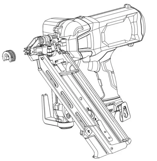 RIDGID R09895 18V Brushless 30 Degree Framing Nailer