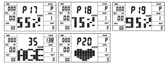 CHRISTOPEIT AX 8000 Crosstrainer Ergometer - Control Programs