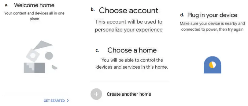 Google Home Settings Figure 1