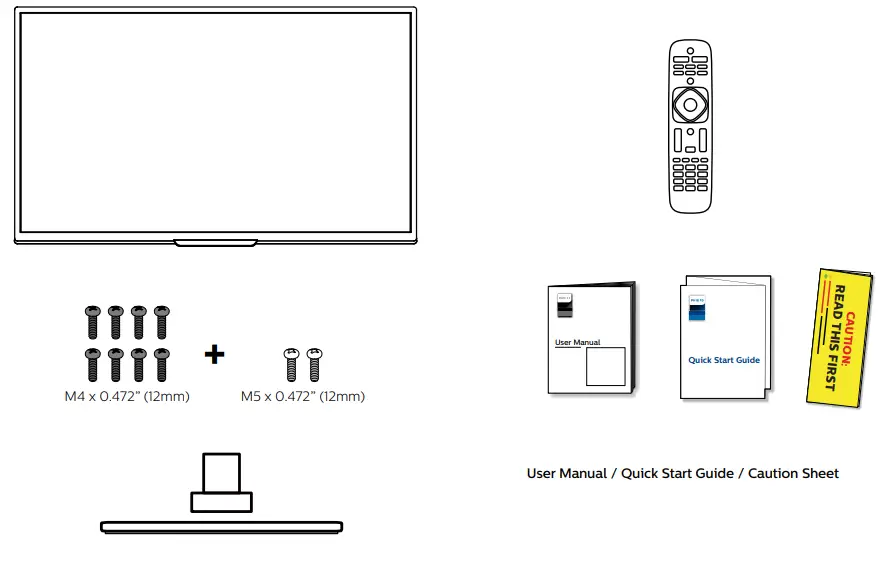 PHILIPS 5000 Series 55PFL5601 Smart Ultra HD TV - Package