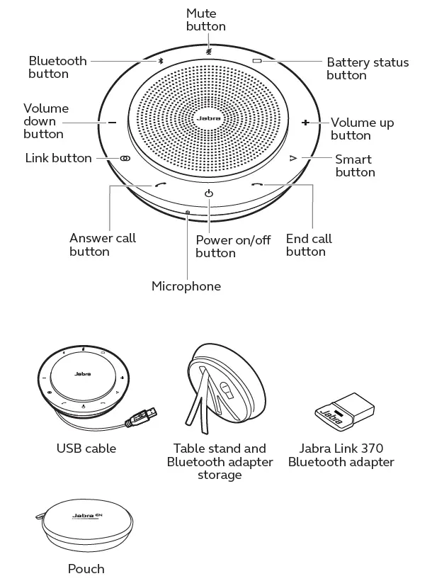 Jabra- Speak -750 -Wireless -Bluetooth -Speaker -1