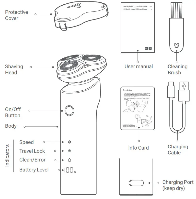MI Electric Shaver - Product Overview