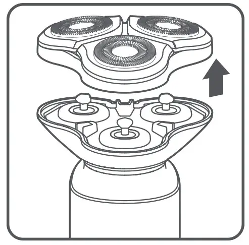 MI Electric Shaver - Remove the shaving