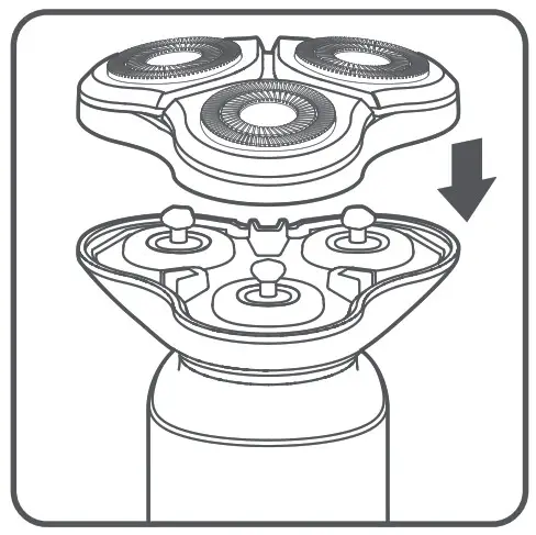 MI Electric Shaver - Wipe away any excessle
