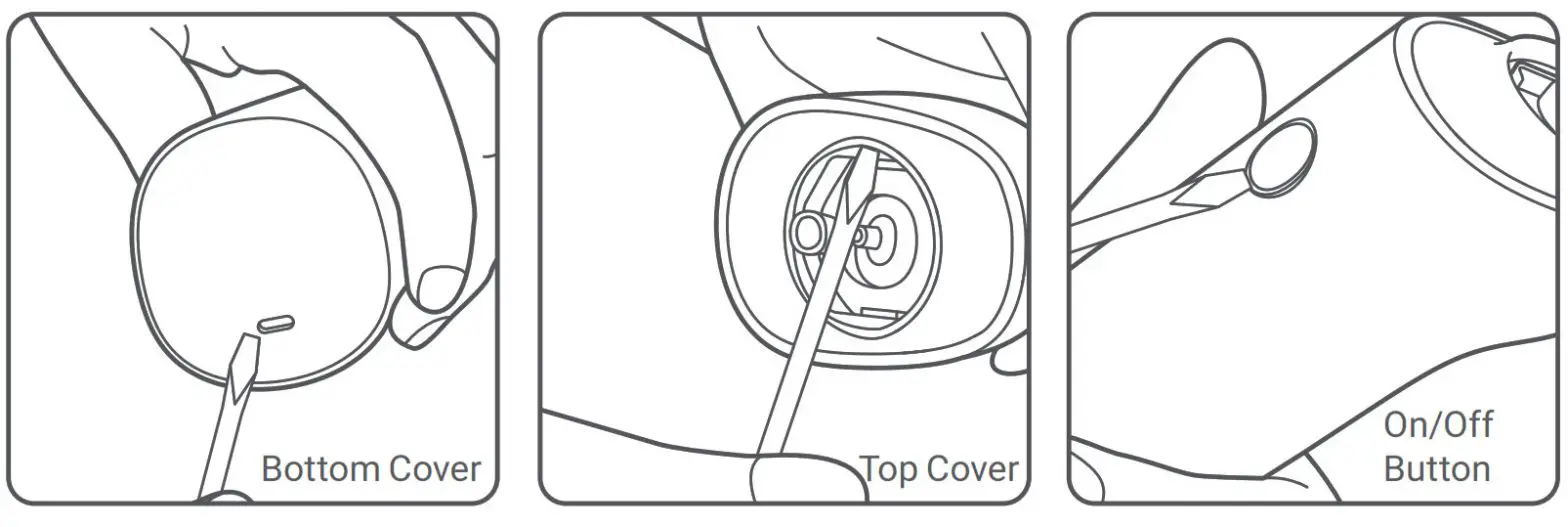 MI Electric Shaver - e bottom and top covers