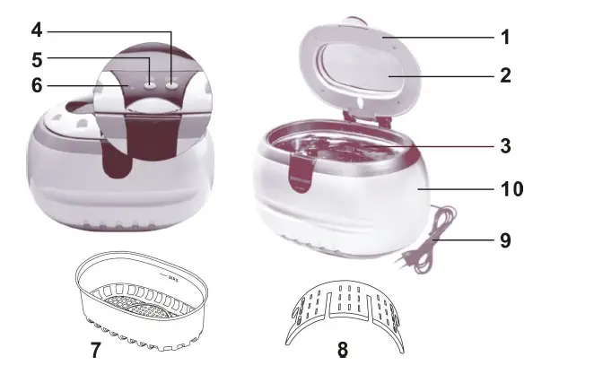 caso-CD-2800-Ultrasonic-Cleaner-fig-1