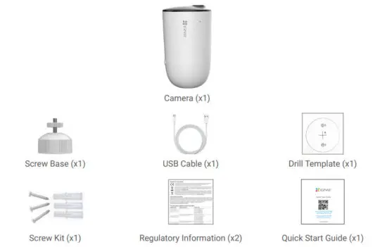 EZVIZ CSCB3EB3 Smart Home Battery Camera - figure 1