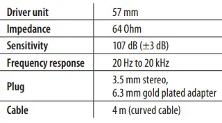 behringer BDJ 1000 High-Quality Professional DJ Headphones 1
