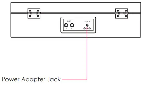 VIVITAR V60067BT Suitcase Turntable Wireless Speaker - fig4