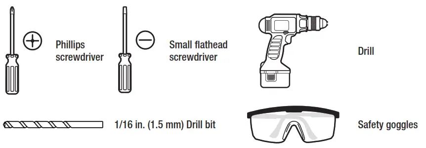 HAMPTON BAY HB-7316-00 Wireless Plug-In Doorbell Kit - TOOLS REQUIRED