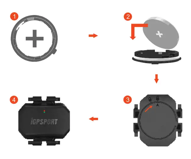 iGPSPORT CAD70 DUAL MODULE CADENCE SENSOR -fig2