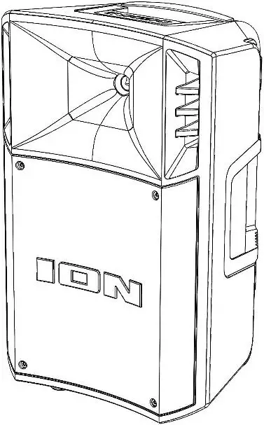 ION 6452349 Power Glow 300 Battery - Cover