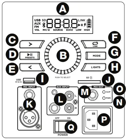 ION 6452349 Power Glow 300 Battery - Features