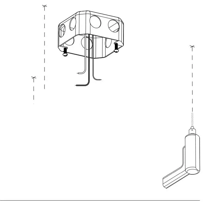 Artika 15FM-WO LED ceiling light Instruction Manual - MOUNTING BRACKET INSTALLATION