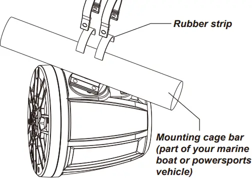 BOSS-AUDIO-MPWT60-Marine-ATV-UTV-Roll-Cage-Waketower-Speaker-fig-4
