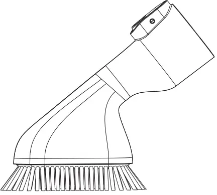 Soft dusting brush
