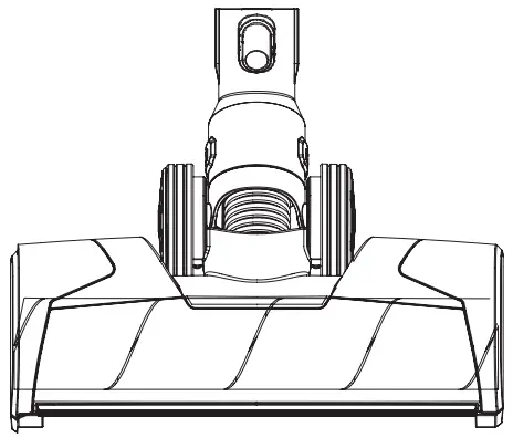 Full-size LED soft-roller power brush