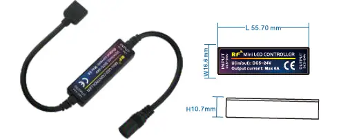 Dongguan-Guangheyuan-Electric-Appliances-TH-SF0198-RF-Mini-LED-Controller-product