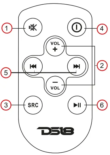 DS18 DDX6.9CP 6.9-Inch Double Din Multimedia Receiver - fig3