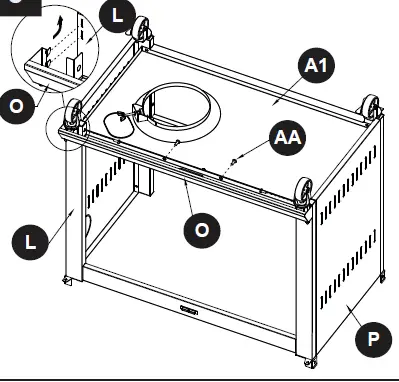 Dyna-Glo 4 Burner Premier Gas Grill with Side Burner 10