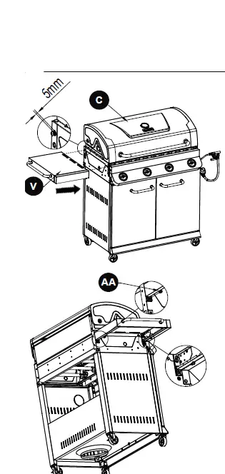 Dyna-Glo 4 Burner Premier Gas Grill with Side Burner 17