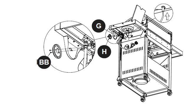 Dyna-Glo 4 Burner Premier Gas Grill with Side Burner 20