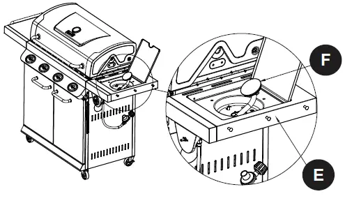 Dyna-Glo 4 Burner Premier Gas Grill with Side Burner 22