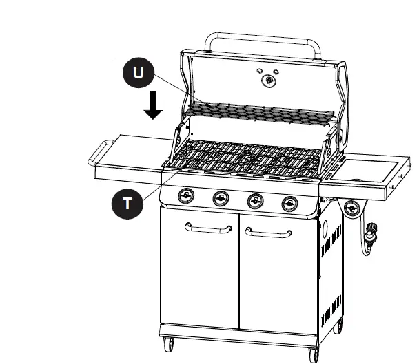 Dyna-Glo 4 Burner Premier Gas Grill with Side Burner 25