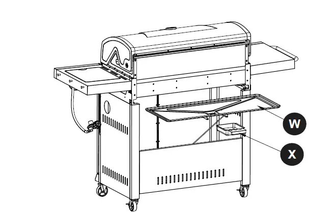 Dyna-Glo 4 Burner Premier Gas Grill with Side Burner 26