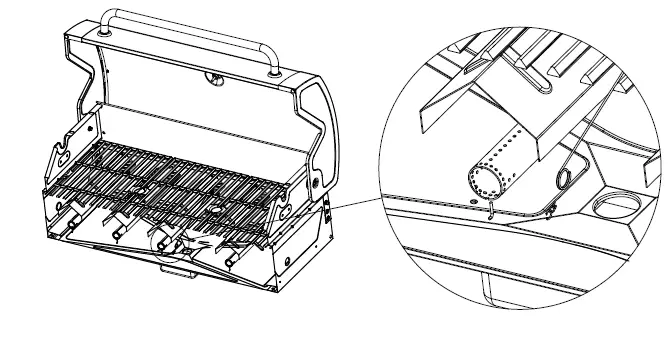 Dyna-Glo 4 Burner Premier Gas Grill with Side Burner 37