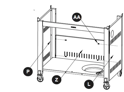 Dyna-Glo 4 Burner Premier Gas Grill with Side Burner 9