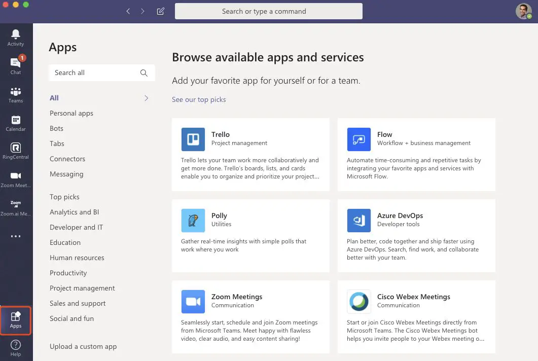 RingCentral App - Administrator consent 1