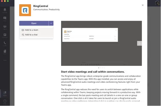 RingCentral App - Administrator consent 3