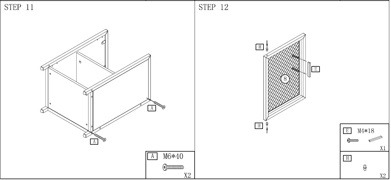 BYBLIGHT BB-JW0176DT Fenley 1 Door White Nightstand fig 10