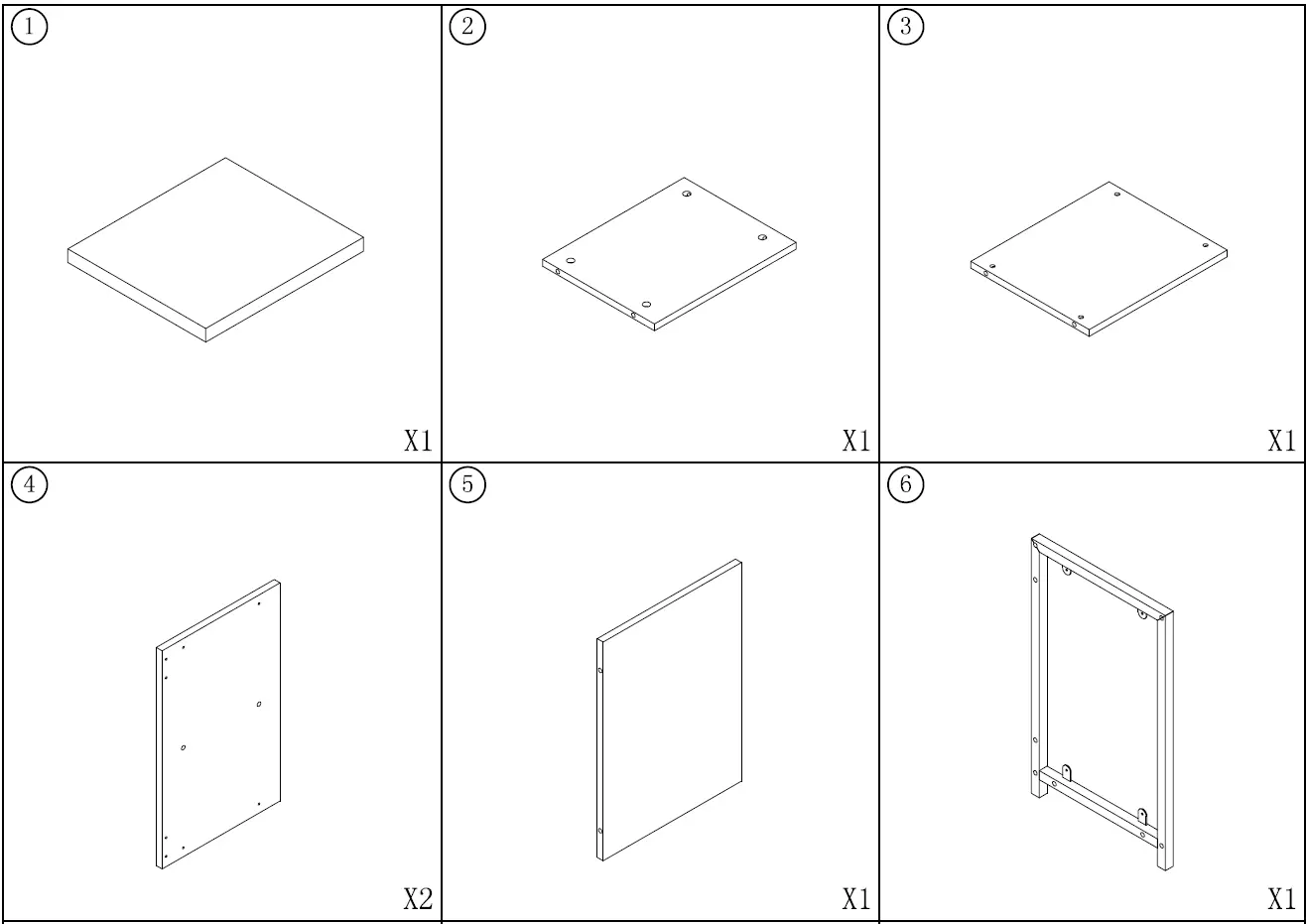 BYBLIGHT BB-JW0176DT Fenley 1 Door White Nightstand fig 3