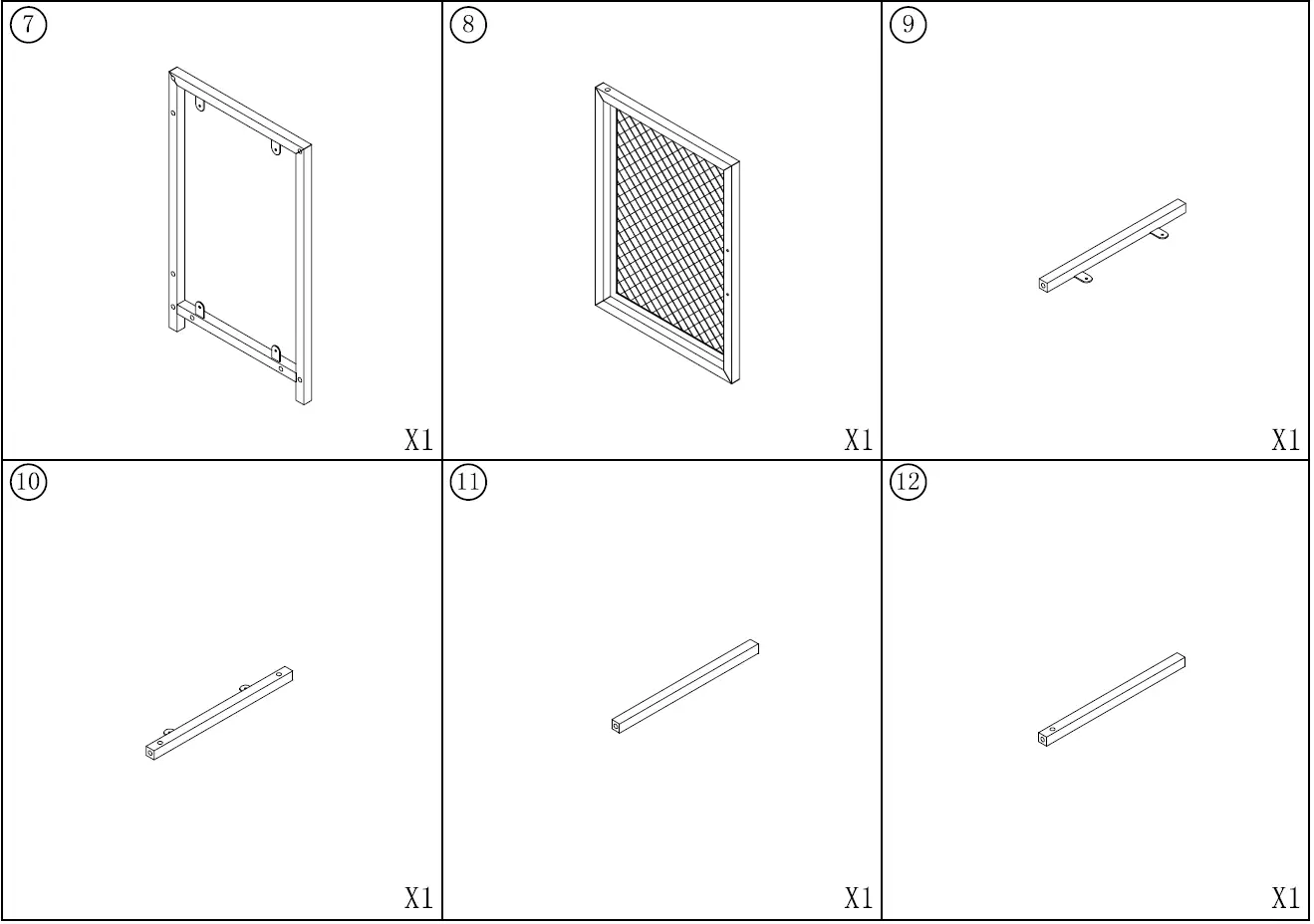 BYBLIGHT BB-JW0176DT Fenley 1 Door White Nightstand fig 4