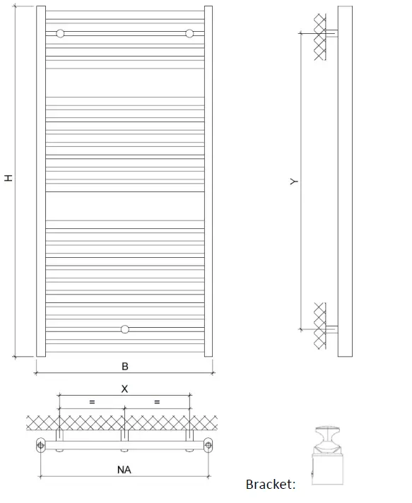 XIMAX-2048BTU-Oceanus-Electric-Designer-Radiator-FIG-5