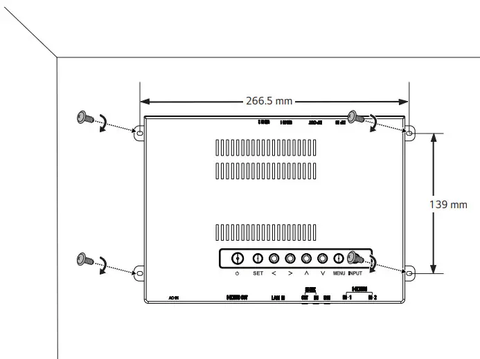 LG Digital Signage (Signage webOS Box) Mounting on a wall