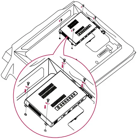LG Digital Signage (Signage webOS Box) -WP400 along t