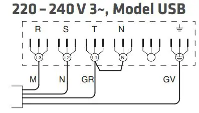 RANCILIO 019-CLASSE9S3 Document Set Classe 9 Espresso Machine Datasheet - Delta connection