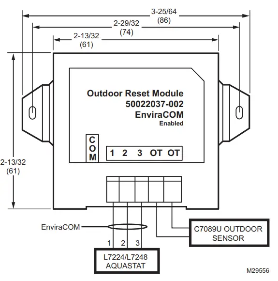 resideo 50022037 002 AquaReset Outdoor Reset Module - system