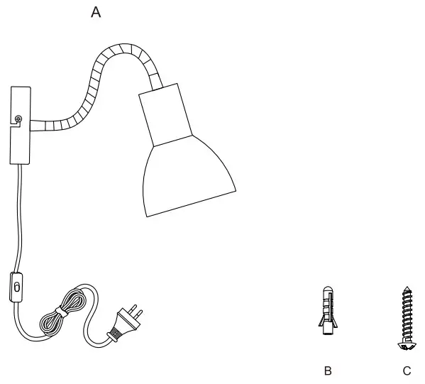 NOVA LIFE Gulliver Interior Wall Lamp - Packege